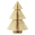 Viana Papier Weihnachtsbaum Tannenbaum Creme Gold 30cm Dekoration