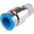 Festo Male Connector, R1/8 to 8mm Tube (QS-1/8-8-I)
