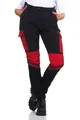 Rock Creek Damen Softshellhose Outdoor Hosen Wanderhose Sporthose Regenhose Damenhosen Outdoorhose Wasserdicht Taschen Softshell Hosen D-483 Rot S