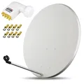 OPTICUM Octo LNB 0,1 ► Digitale SAT Anlage 80 cm Spiegel Schüssel ► 8 Teilnehmer