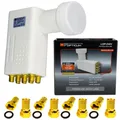OPTICUM OCTO LNB 0,1 dB 8x F-Stecker FULL HDTV 0,1dB DIGITAL SAT LMB 8 Receiver