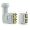 OPTICUM Octo LNB 0,1 dB TESTSIEGER 8-fach Receiver Teilnehmer FULL HD 3D 8K UHD 