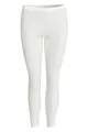 con-ta Lange Hose, warme Unterbekleidung aus Baumwolle und Angora, Leggings für Damen, weiche Unterwäsche, in Wollweiß, Größe: 46