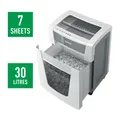 Leitz 80040000 Aktenvernichter Mikrogeschnittene Zerkleinerung 23 cm Weiß