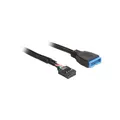 Delock Internes USB-Kabel - 9-poliger USB-Header (W)