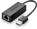 UGREEN USB 2.0 10/100Mbps Ethernet Adapter (Black)