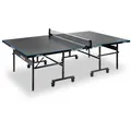 Joola Tischtennisplatte J200A, 6 mm Platte, mit Netz, Outdoor, 274 x 152,5 x 76 cm, schwarz, rollbar & klappbar