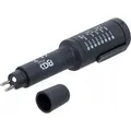 BGS-technic Bremsflüssigkeitstester 67242, mit LED, für DOT 3, DOT 4, DOT 5.1 Bremsflüssigkeiten