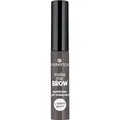 essence cosmetics make me BROW eyebrow gel mascara, Augenbrauen, mit Füllfasern, Nr. 04 Ashy Brows, braun, definierend, gelig, vegan, Mikroplastik Partikel frei, Nanopartikel frei (3,8ml)