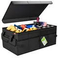 ATHLON TOOLS Kofferraum-Organizer XXL, faltbar, stabil, rutschfest, mit Deckel