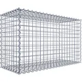 Gabiona Spiralgabione, LxHxT: 100 x 60 x 40 cm - silberfarben