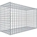 Gabiona Gabionenkorb 60 cm x 100 cm x 40 cm Maschenw 5 cm x 5 cm
