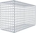 Gabione 100 cm x 60 cm x 40 cm (L x H x T), Maschenweite 5 cm x 5 cm, Spirale