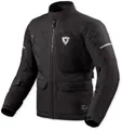 Revit Convergent H2O wasserdichte Motorrad Textiljacke, schwarz, 2XL