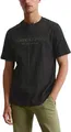 Marc OߴPolo Herren T-Shirt aus Bio-Baumwolle mit Rundhalsausschnitt, Schwarz (Black), L