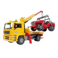 bruder MAN TGA Abschlepp-LKW mit Geländewagen 2750 Spielzeugauto