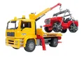 BRUDER - MAN TGA Fehlersuche mit Jeep Maßstab: 1/16 - 1/16 - BRU2750