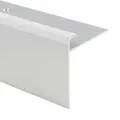 KARAT Stufenkantenprofil Safety - Form F - Treppenkantenprofil Silber 50 x 53 x 1340 mm
