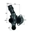 Mahle TI 6 87 Thermostat Kühlmittel für Seat Altea VW EOS Audi A3 Skoda