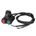 Motorrad Lenker Schalter, 22mm 4 Arten Universal Motorrad Lenker Scheinwerfer Bremse Nebelscheinwerfer Horn Dual Control Knopfschalter(D)