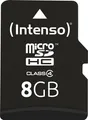 Intenso 8 GB microSDHC Karte Class 4 inkl. SD-Adapter