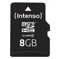 Intenso Speicherkarte microSDHC-Card Class 4, 8 GB, 1 St.