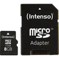 Intenso Intenso - Flash-Speicherkarte - 8 GB - SDHC microSDHC-Karte 8 GB Class 4 inkl. SD-Adapter