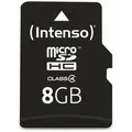 Microsdhc Card, 8 Gb, - Intenso