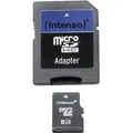 8 GB Intenso Standard microSDHC Class 4 Retail inkl. Adapter