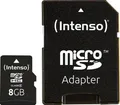 Intenso microSDHC-Karte 8 GB Class 4 inkl. SD-Adapter