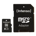 Intenso Speicherkarte microSDHC Card 8GB Cl4