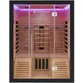 Artsauna Infrarotkabine Helsinki 150 mit Dual Technology Schwarz