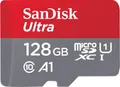 SanDisk Ultra microSDXC Speicherkarte 128GB + SD Adapter