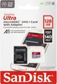 SanDisk Ultra microSDXC A1 128GB 140MB/s Adapt.SDSQUAB-128G-GN6MA