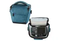 Hama Kameratasche Kamera-Tasche Colt Trinidad Universal Hülle Blau, Case Schultergurt Tragegriff Zubehör-Fächer Digitalkamera Systemkamera