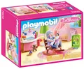 PLAYMOBIL Dollhouse 70210 Babyzimmer mit Babybett und Figuren, ab 4 Jahren