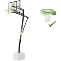 EXIT Galaxy Basketballkorb zur Bodenmontage mit Dunkring - grün/schwarz - Grün/Schwarz