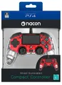 NACON Controller Wired Rosso Bright PS4 PLAYSTATION 4 NACON