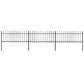 vidaXL Gartenzaun | Stahl | Stabil | Rechteckig | Modern