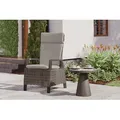 SIENA GARDEN Corido Dining Sessel, charcoal, Alu / Gardino®-Geflecht, 76 x 62 x 109 cm, verstellbar