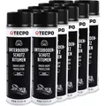 TECPO Unterbodenschutz Bitumen 10x 500ml schwarz Steinschlagschutz UBS Versieglung Spray Schutz vor Steinschlag, Rost, Chemikalien mit Anti-Dröhn-Wirkung