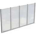 SKANHOLZ Seitenwand, B x H: 78,5 x 200 cm, Holz, Farbe: schiefergrau