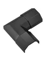 Pro Aluminium Kabel Ecke 33mm Schwarz