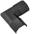 CAB 90781 - Kabelkanaleckstück, 33 mm, schwarz