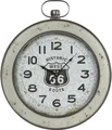 Wanduhr "Waclaw" aus Holz", silber (altsilberfarben), T:5,5cm, MYFLAIR MÖBEL & ACCESSOIRES, Wanduhren, Wanduhr, rund, dekorativ in Küche & Wohnzimmer