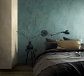 Marburg Vliestapete Leather, texturiert, uni, moderne Tapete für Wohnzimmer Schlafzimmer Küche, grün