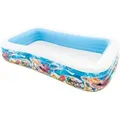 Swim Center Familienpool 305x183x56 Cm Meerestiere-design Intex