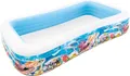 Intex 58485NP Swim Center Fisch Pool Planschbecken Vinyl 305x183x56cm Garten