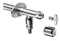 Schell Polar Frostsichere Außenarmatur mit Rohrbelüfter Mattchrom - 039960399