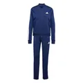 adidas Damen Essentials 3-Stripes Track Suit, Dark Blue, XXL